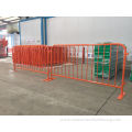 Customized metal crowd control barrier fence